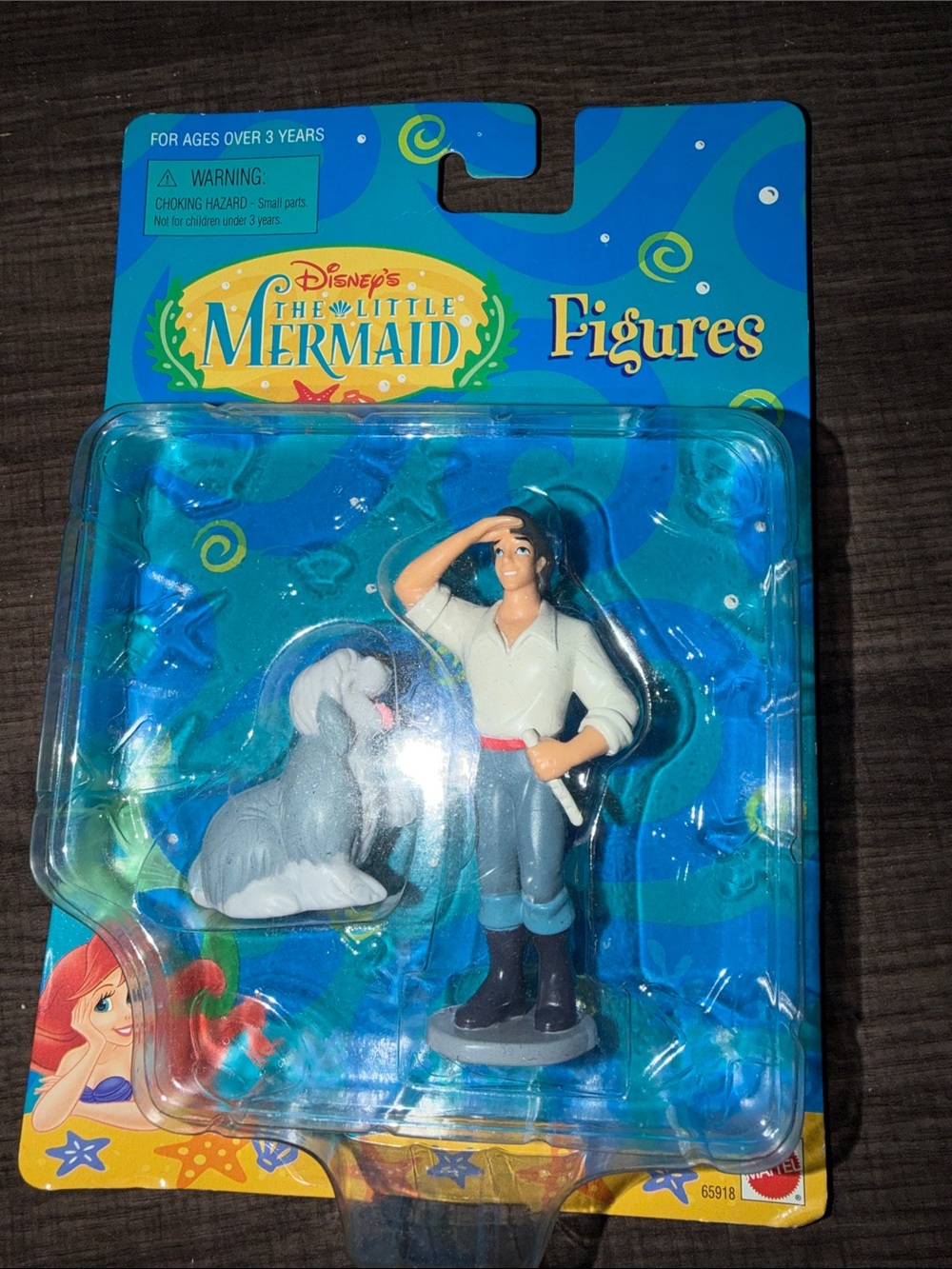 Vintage Disney The Little Mermaid Prince Eric & Max Figures